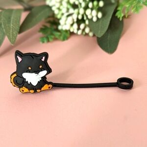 FREE with purchase Puppy Silicone Drinking Straw Cover